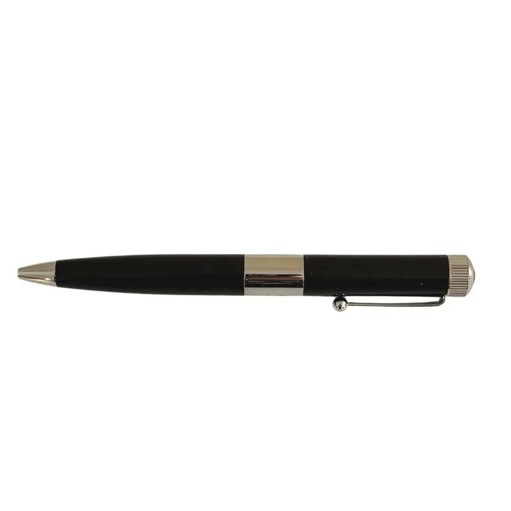 Romeo No.3 black/silver ballpoint pen wide barrel